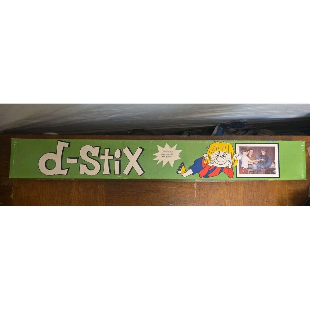 d-Stix Vintage Rare Toys Construct Create & Invent Set Model 701 w 464 pieces